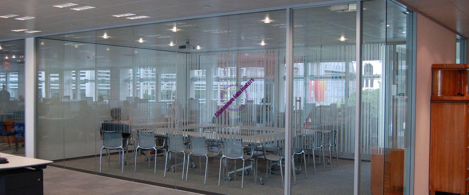 Aluminium and Glass Office Partition in Kenya